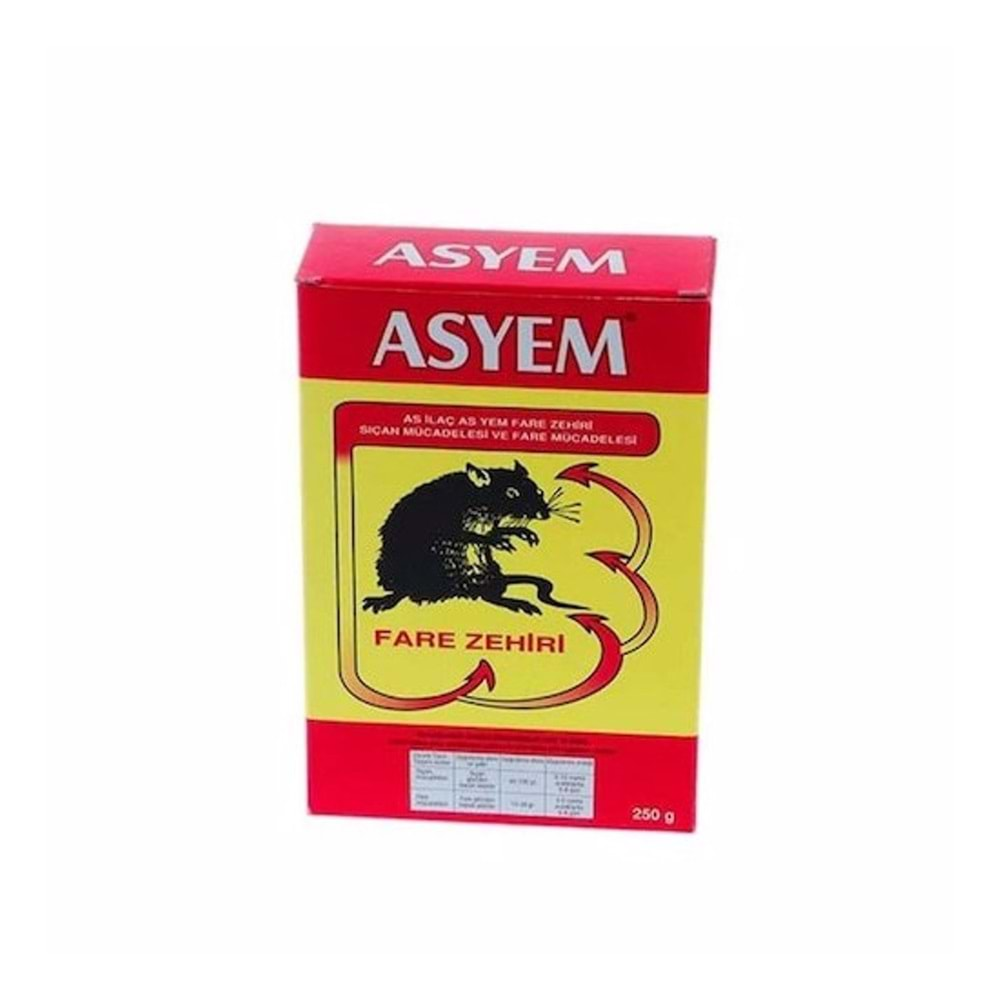 FARE ZEHİRİ-ZEHİR-250 GR-ASYEM-KIRMIZI