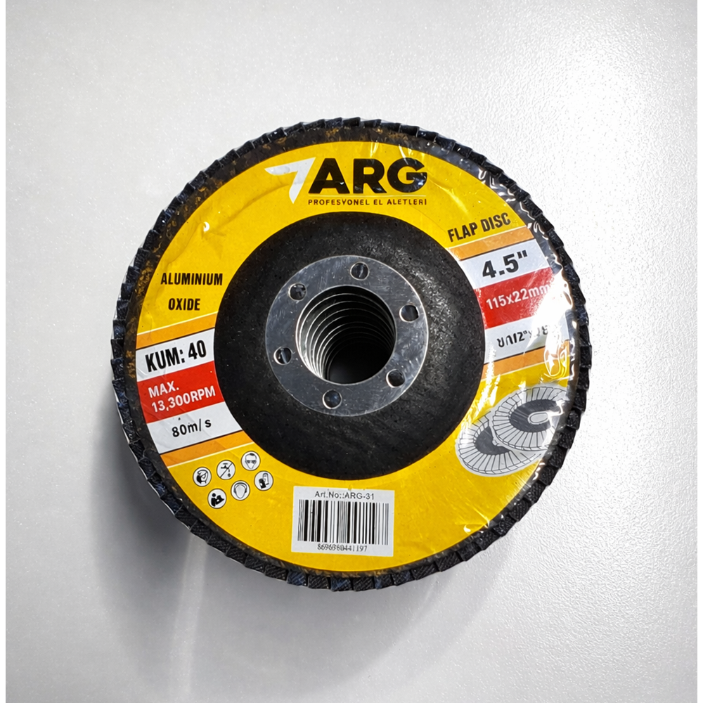 FLAP DİSK ZIMPARA-KAPORTA-115*40 KUM-ARG-SİYAH