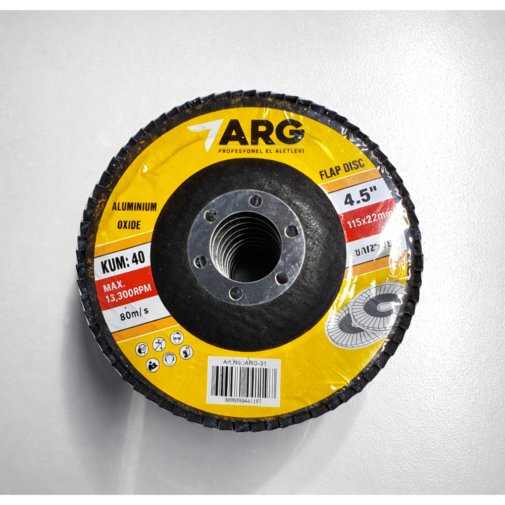 FLAP DİSK ZIMPARA-KAPORTA-115*80 KUM-ARG-SİYAH