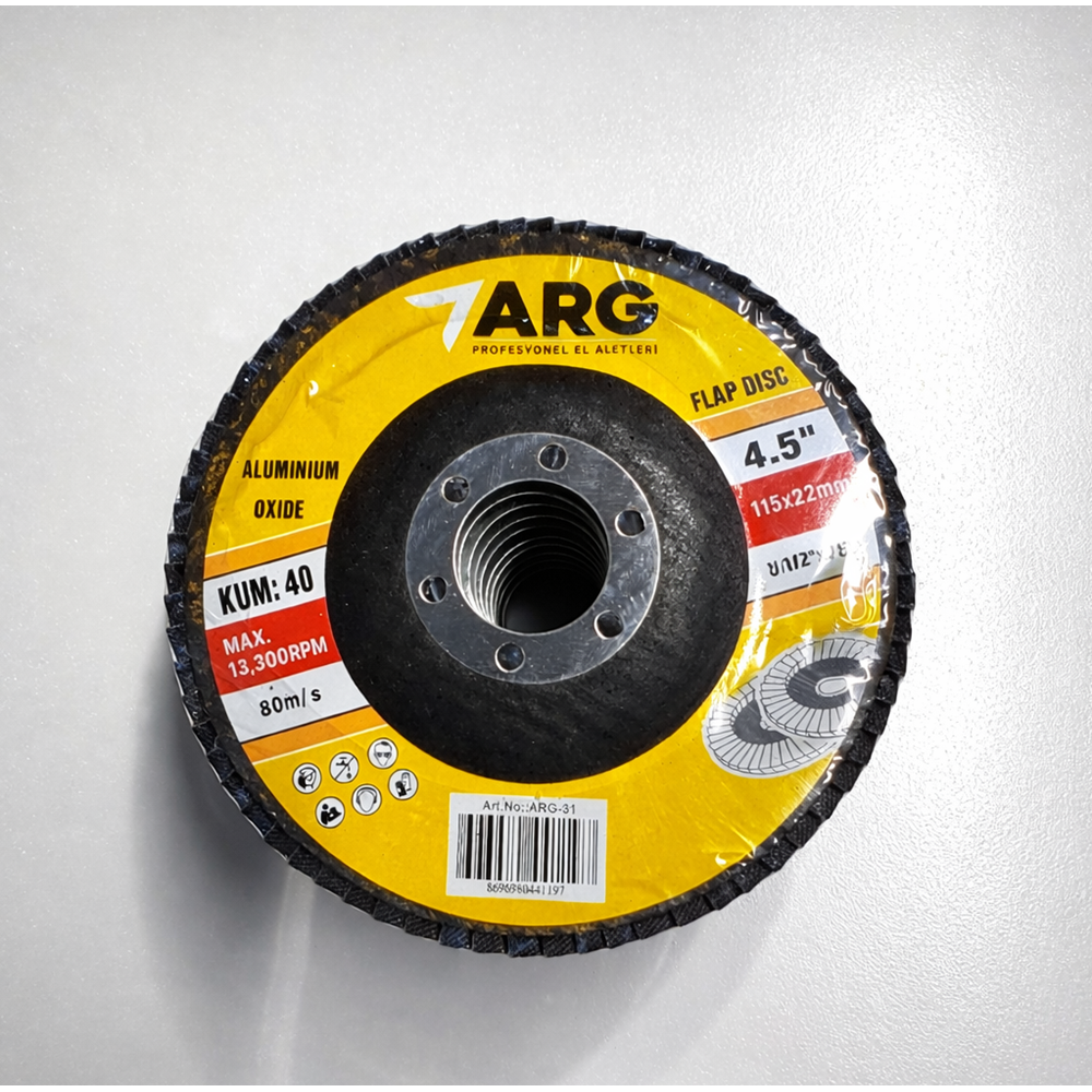FLAP DİSK ZIMPARA-KAPORTA-115*100 KUM-ARG-SİYAH