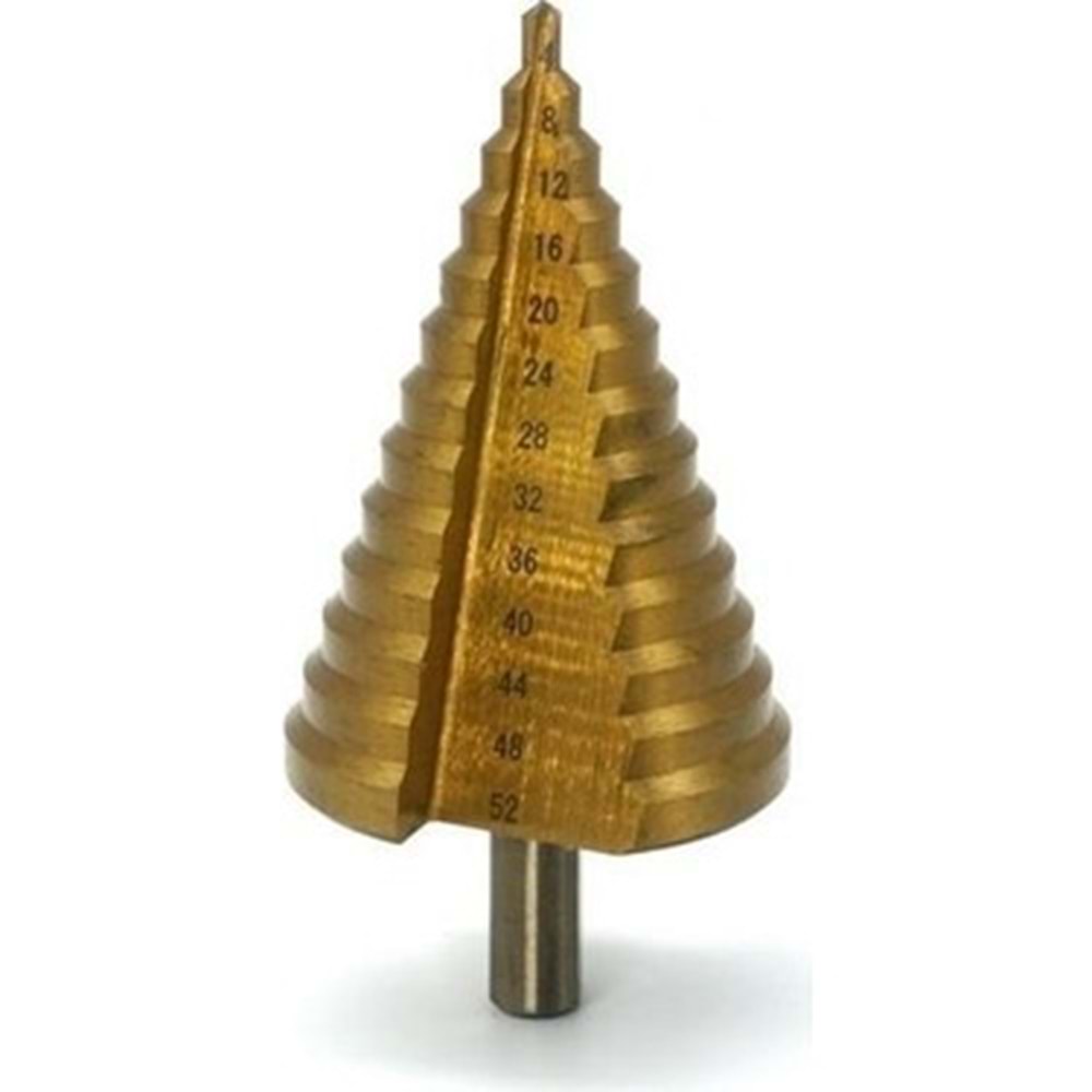 KADEMELİ MATKAP UCU-TEK-4-52 MM-ARG-SARI