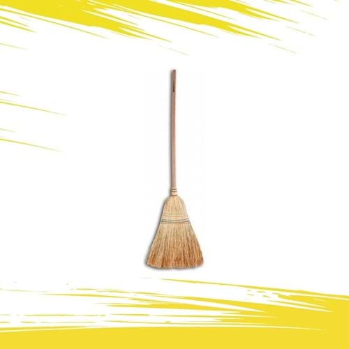 ÇALI SÜPÜRGE-SAPLI-STD-ARG-SARI