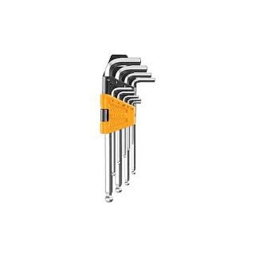 ALYEN ANAHTAR YUVARLAK BAŞLI 9 PARÇA WELLO 1.5 MM-10 MM