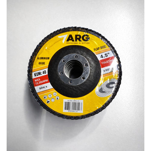 FLAP DİSK ZIMPARA-KAPORTA-115*120 KUM-ARG-SİYAH