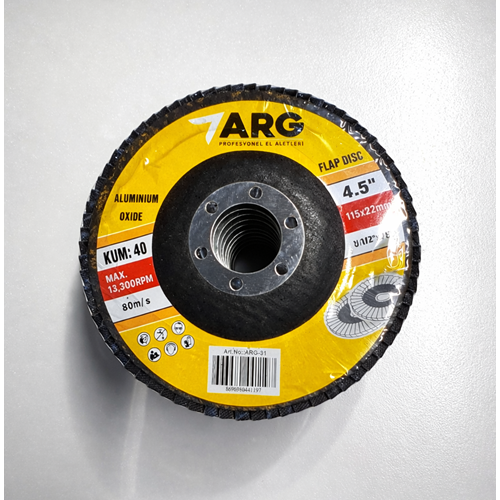 FLAP DİSK ZIMPARA-KAPORTA-115*40 KUM-ARG-SİYAH