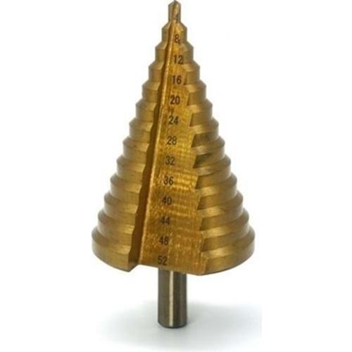 KADEMELİ MATKAP UCU-TEK-4-52 MM-ARG-SARI