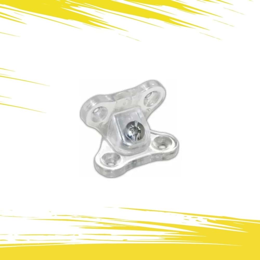 DOLAP BAĞLANTI ELAMANI-AÇILI-3 CM-CANAX ŞEFFAF