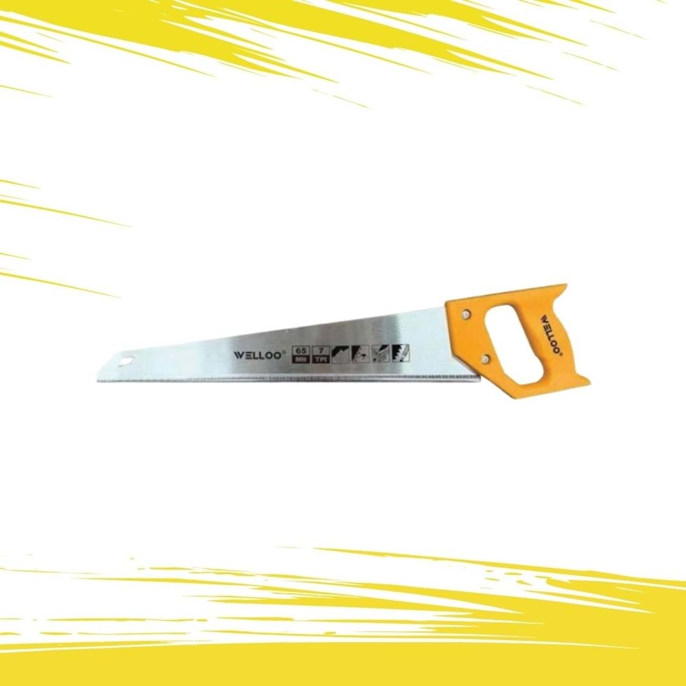TESTERE PLASTİK SAPLI 400 MM WELLOO